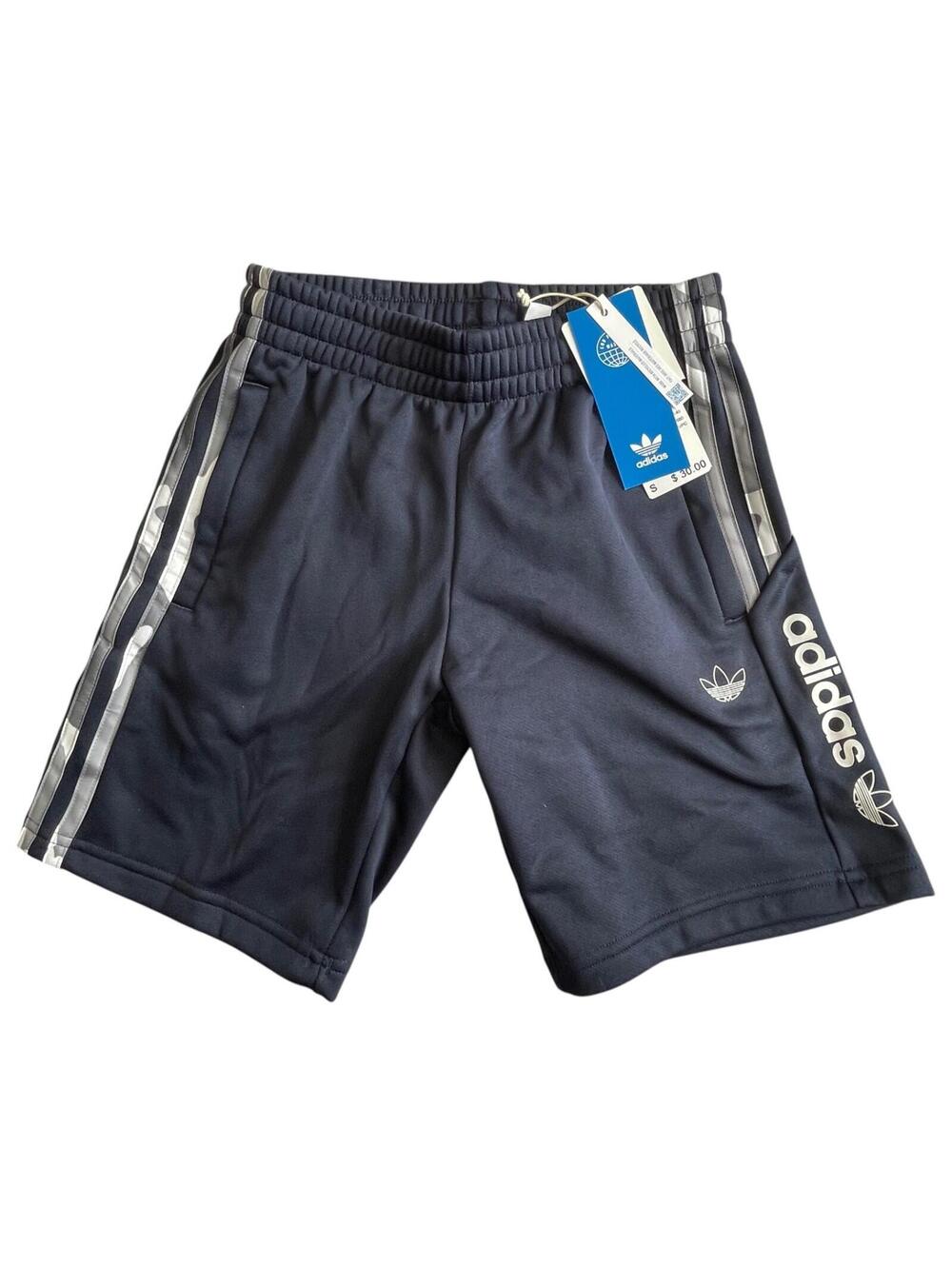 Adidas Kids' NWT Originals Linear Spirit Shorts SMALL Navy